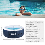 2-4 - Person 120 - Jet Vinyl Inflatable Hot Tub