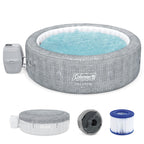 Coleman Saluspa Sicily Airjet Inflatable Hot Tub with 180 Soothing Jets, Gray